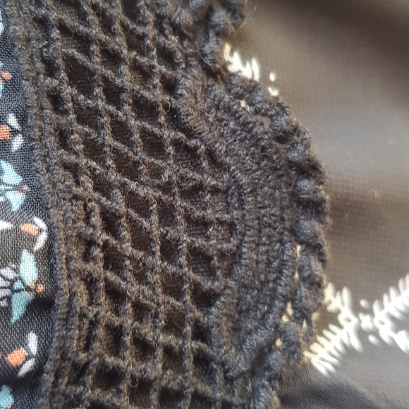 SAMI & JO Sides Paisley Boho 70's Style Hilo Decorative Crochet Dress M … - Picture 4 of 17